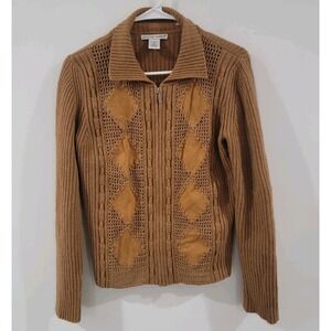 Vintage Jillian Jones Womens Sweater Size Small Lambs Wool Indie Western Knit